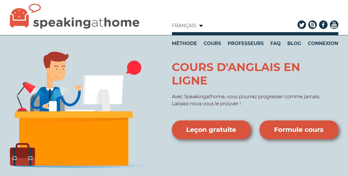cours en ligne en anglais