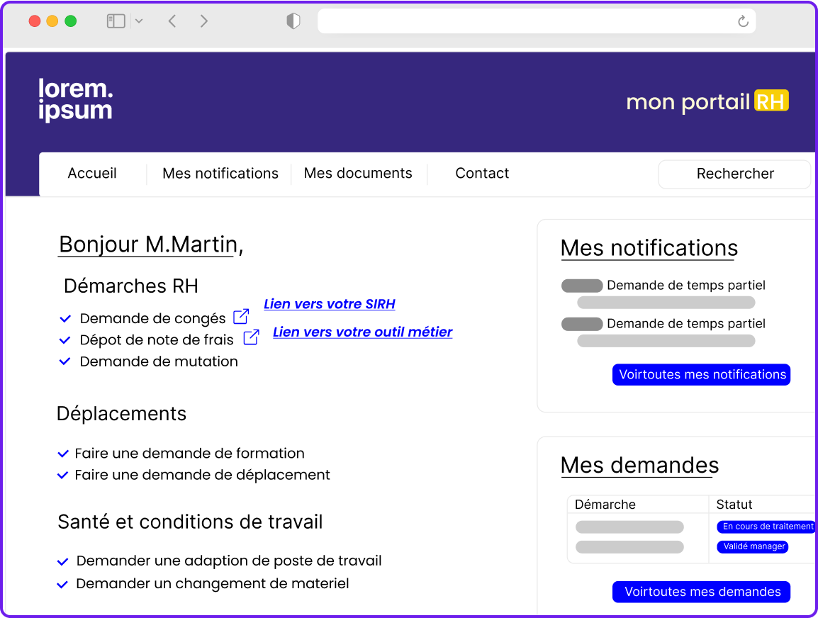 portail ressources humaines