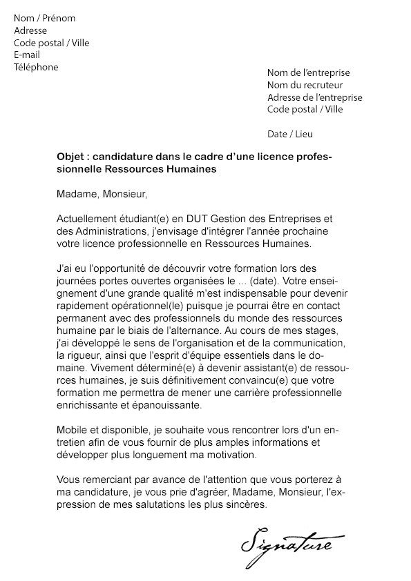 licence rh alternance