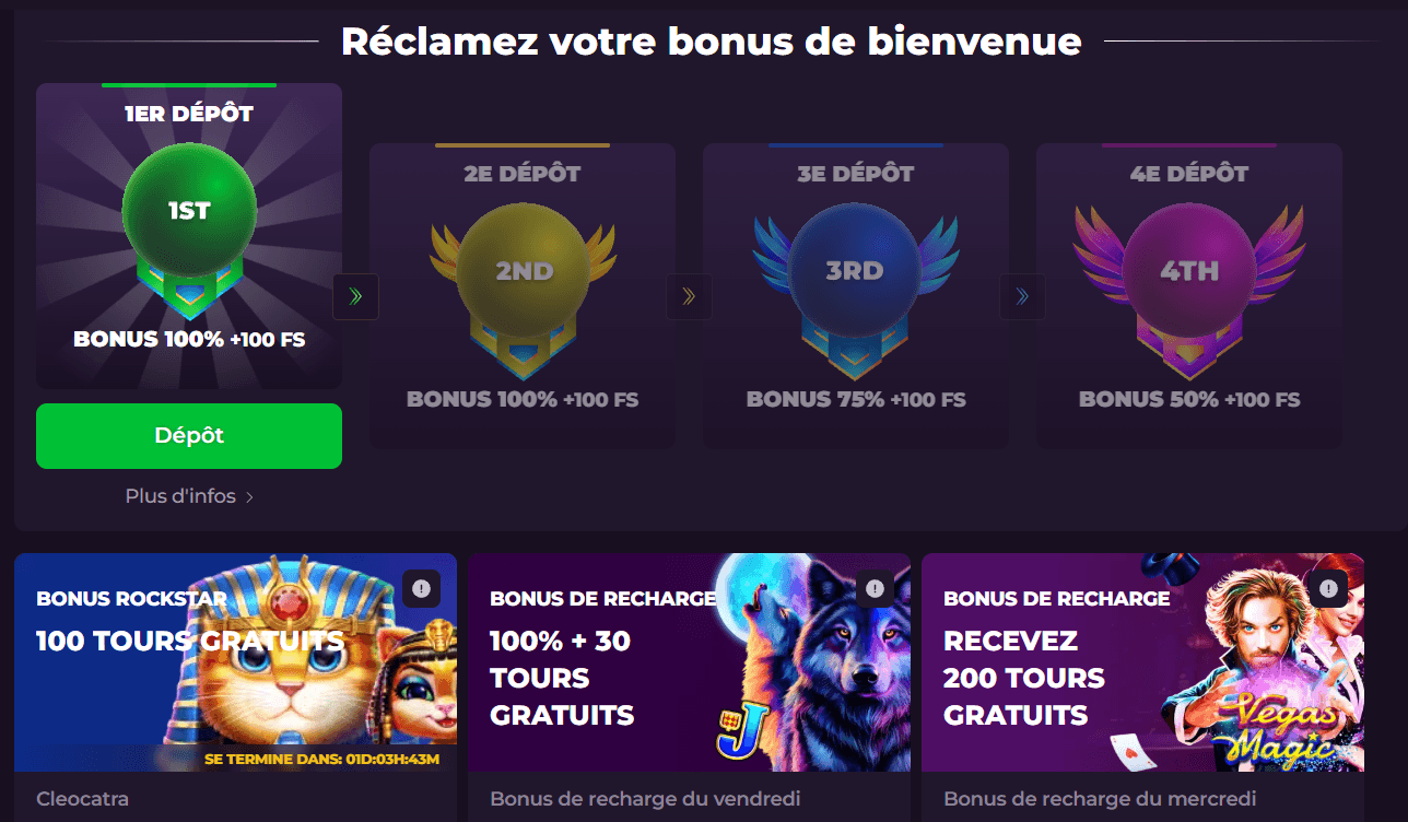 casino bonus sans dépôt encaissable